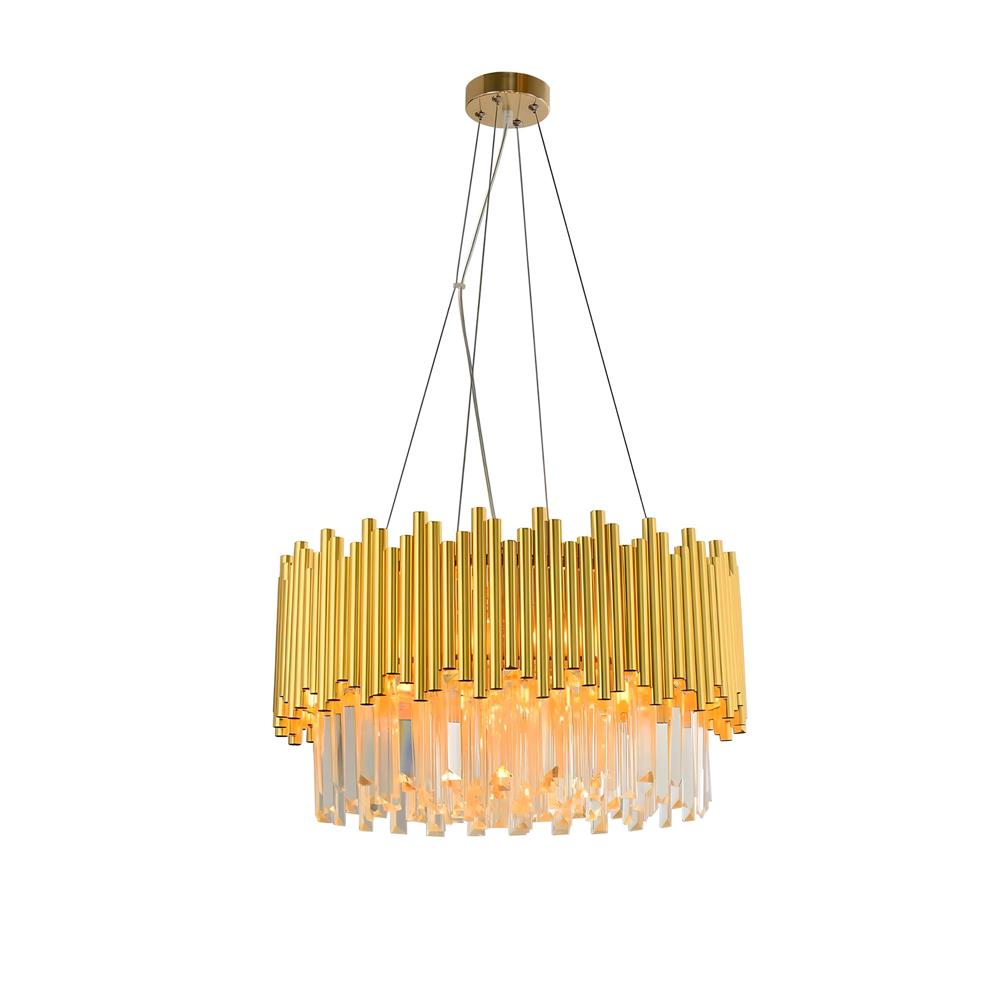 ไฟช่อ CARINI P220891-50CARGS สีทอง/ใส 4 หัว