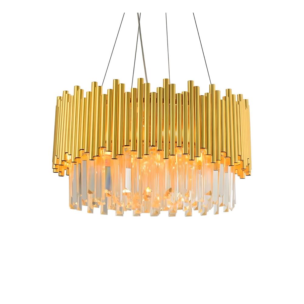 ไฟช่อ CARINI P220891-50CARGS สีทอง/ใส 4 หัว