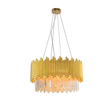 ไฟช่อ CARINI P220891-50CARGS สีทอง/ใส 4 หัว_0