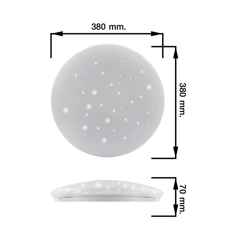 ไฟเพดาน LED NAGAS SC-ECO STAR 15 นิ้ว 32 วัตต์ DAYLIGHT สีขาว