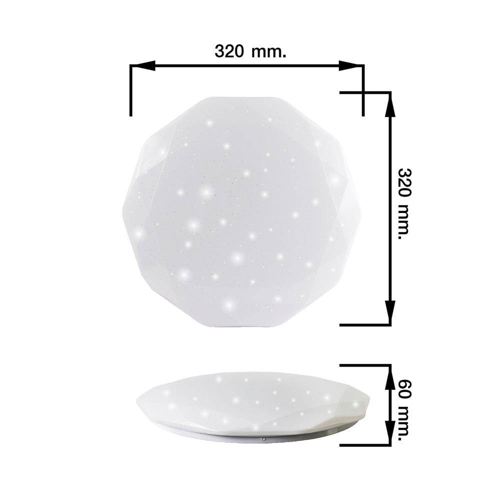 ไฟเพดาน LED NAGAS SC-OVAL 14 นิ้ว 26 วัตต์ DAYLIGHT สีขาว