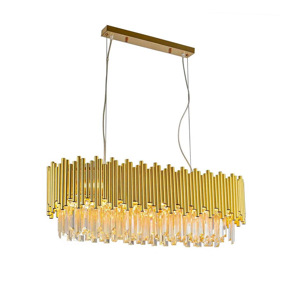 ไฟช่อ CARINI P320126 สีทอง/ใส 8 หัว