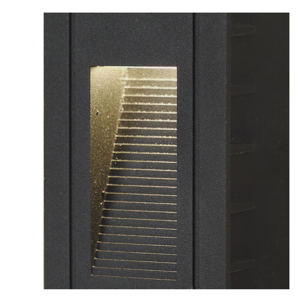 ไฟผนังภายนอก LED CARINI BO-Y1211 3 วัตต์ WARM WHITE สีดำ