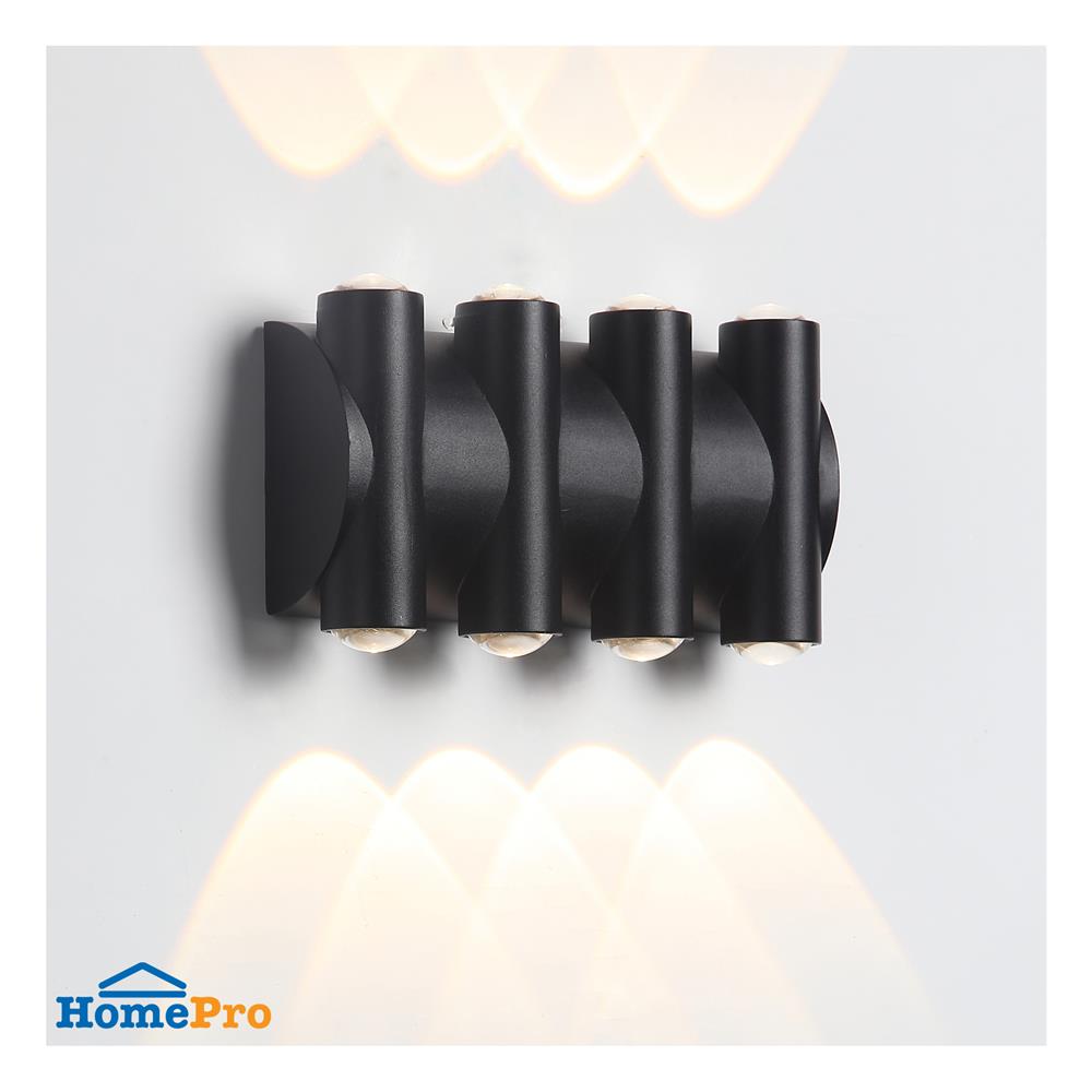 ไฟกิ่งภายนอก LED CARINI BO-WG1108 8 วัตต์ WARM WHITE สีดำ