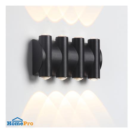 ไฟกิ่งภายนอก LED CARINI BO-WG1108 8 วัตต์ WARM WHITE สีดำ_3