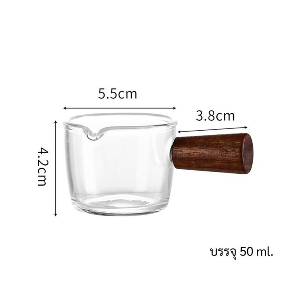 ถ้วยแก้วด้ามไม้ BAMBOO