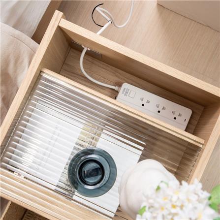 ตู้ข้างเตียง SB FURNITURE VALLEY 19230516 40 ซม. สีไม้อ่อน_6