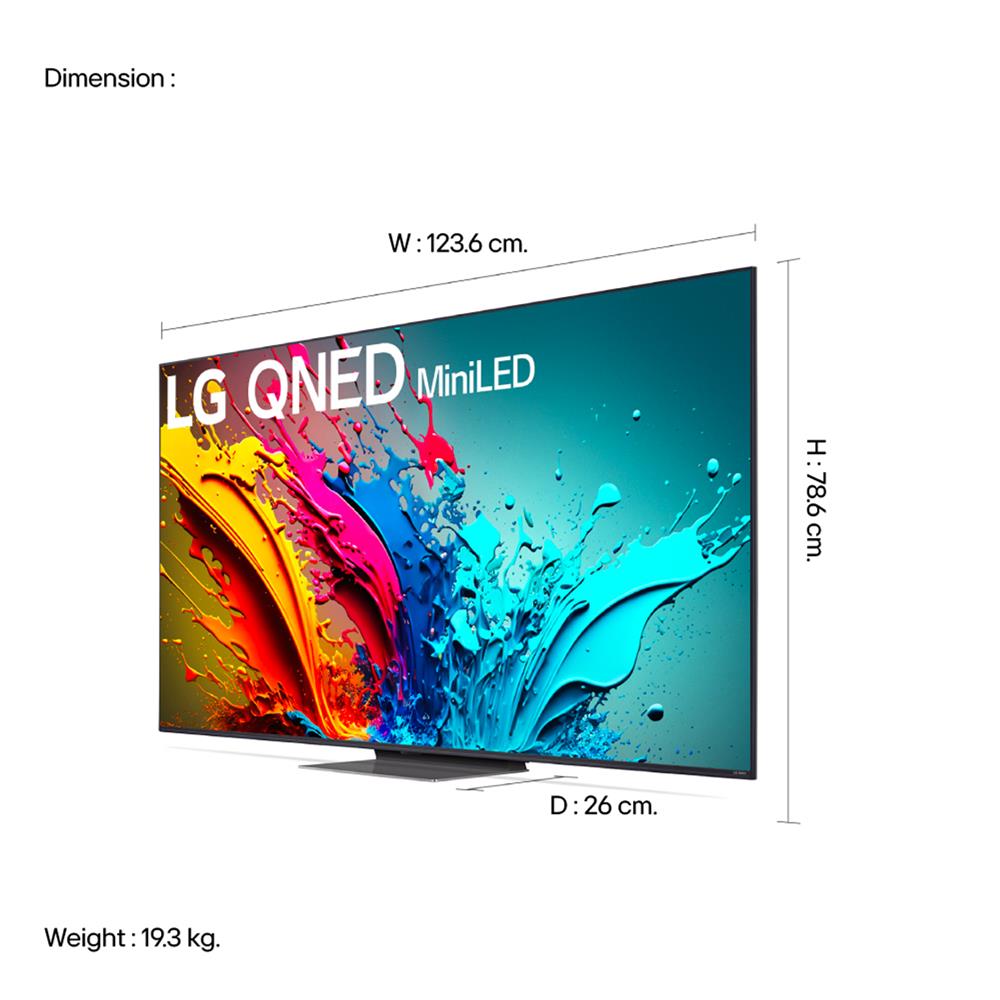 ทีวีคิวเอ็นอีดี 55 นิ้ว LG (4K, QNED, SMART TV) 55QNED86TSA.ATM