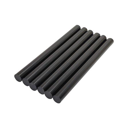 กาวแท่ง DEXZON 1/2 นิ้วX15 ซม. สีดำ แพ็ก 6 ชิ้น_0