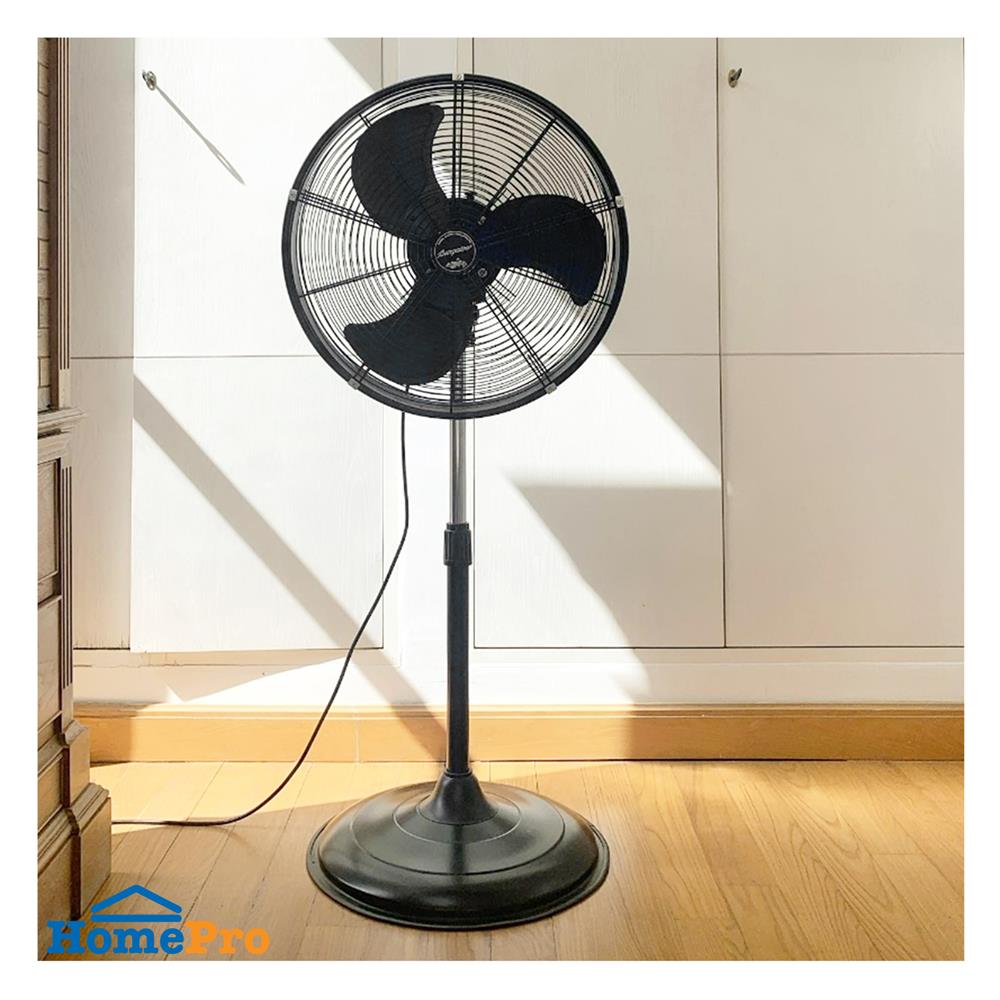 พัดลมเหล็กตั้งพื้น 20 นิ้ว BUNGALOW SAMUI สีดำ