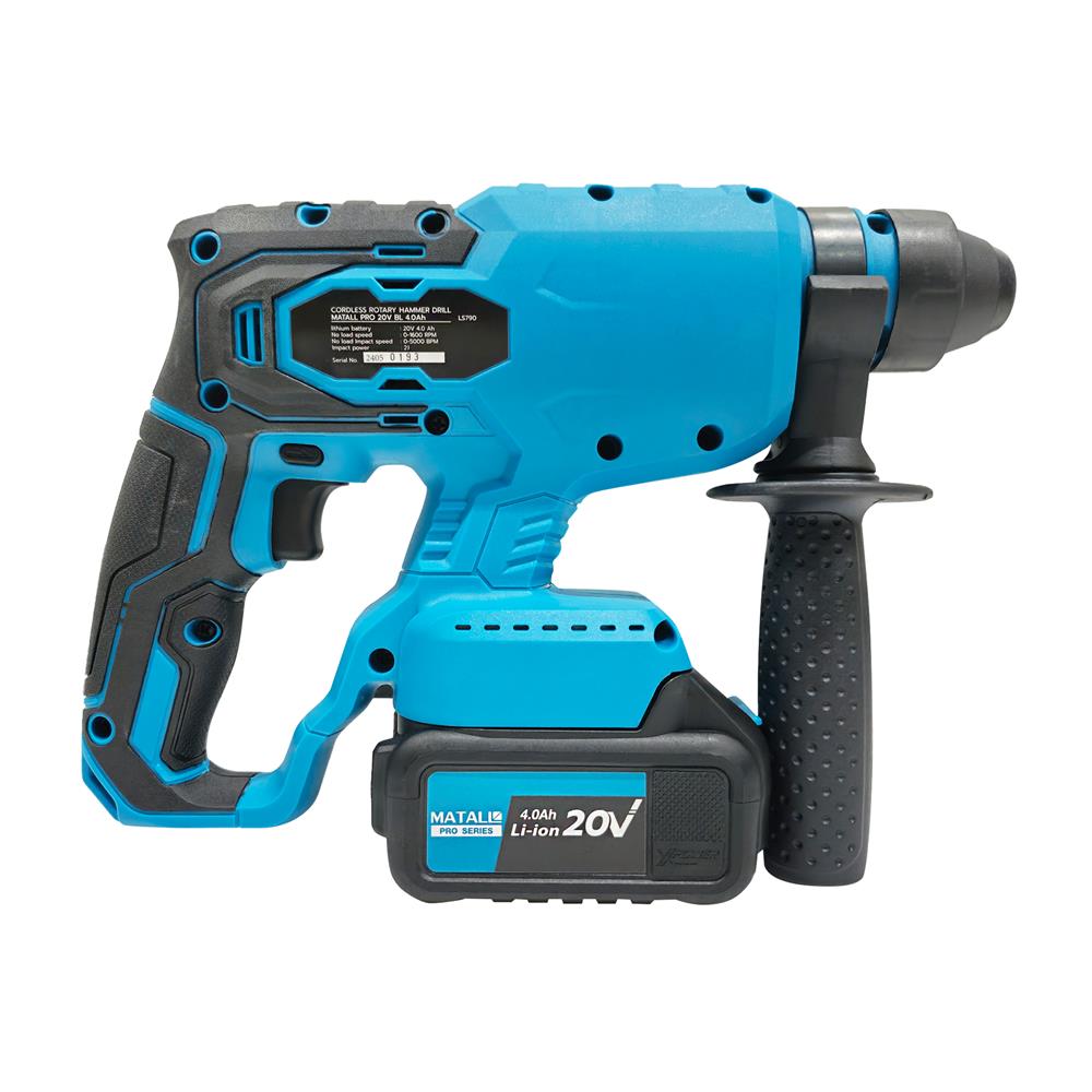 สว่านโรตารี่ไร้สาย (พร้อมแบตเตอรี่) MATALL PRO LS790 BL 20 โวลต์