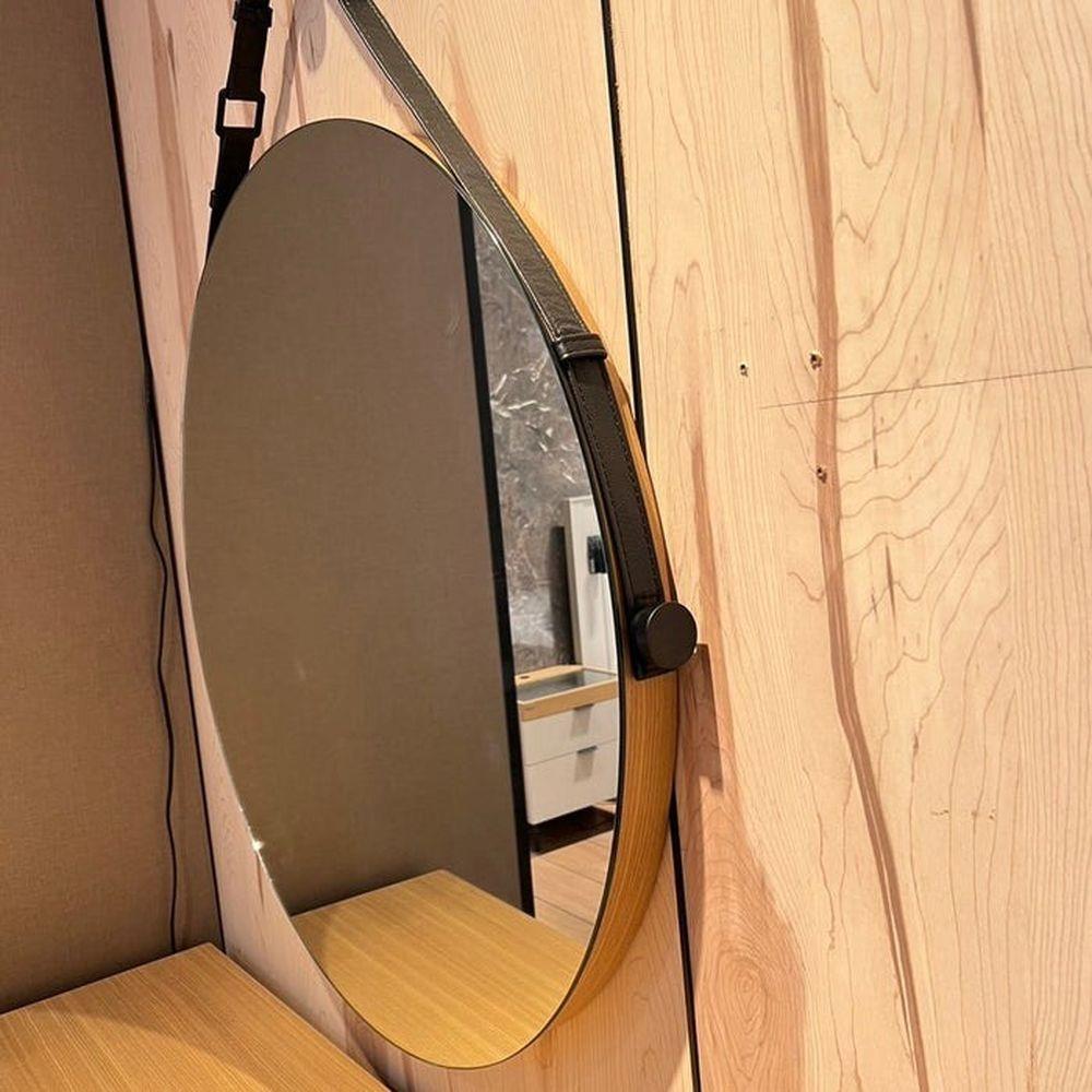 กระจกสำหรับตกแต่ง SB FURNITURE WHIZ 19228159 80 ซม. สีโอ๊ค