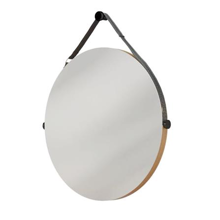 กระจกสำหรับตกแต่ง SB FURNITURE WHIZ 19228159 80 ซม. สีโอ๊ค_1