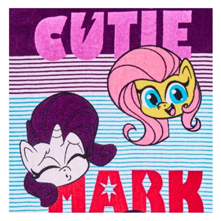 ผ้าขนหนู SATIN PLUS PONY 24X48 นิ้ว สีม่วง_2