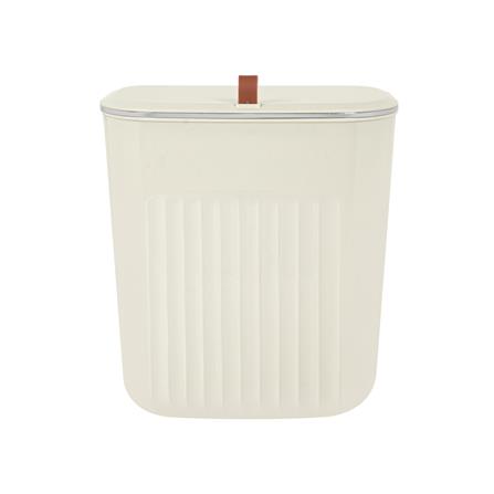 ถังขยะพร้อมที่แขวน ACCO VIVE 7 ลิตร สีครีม_2