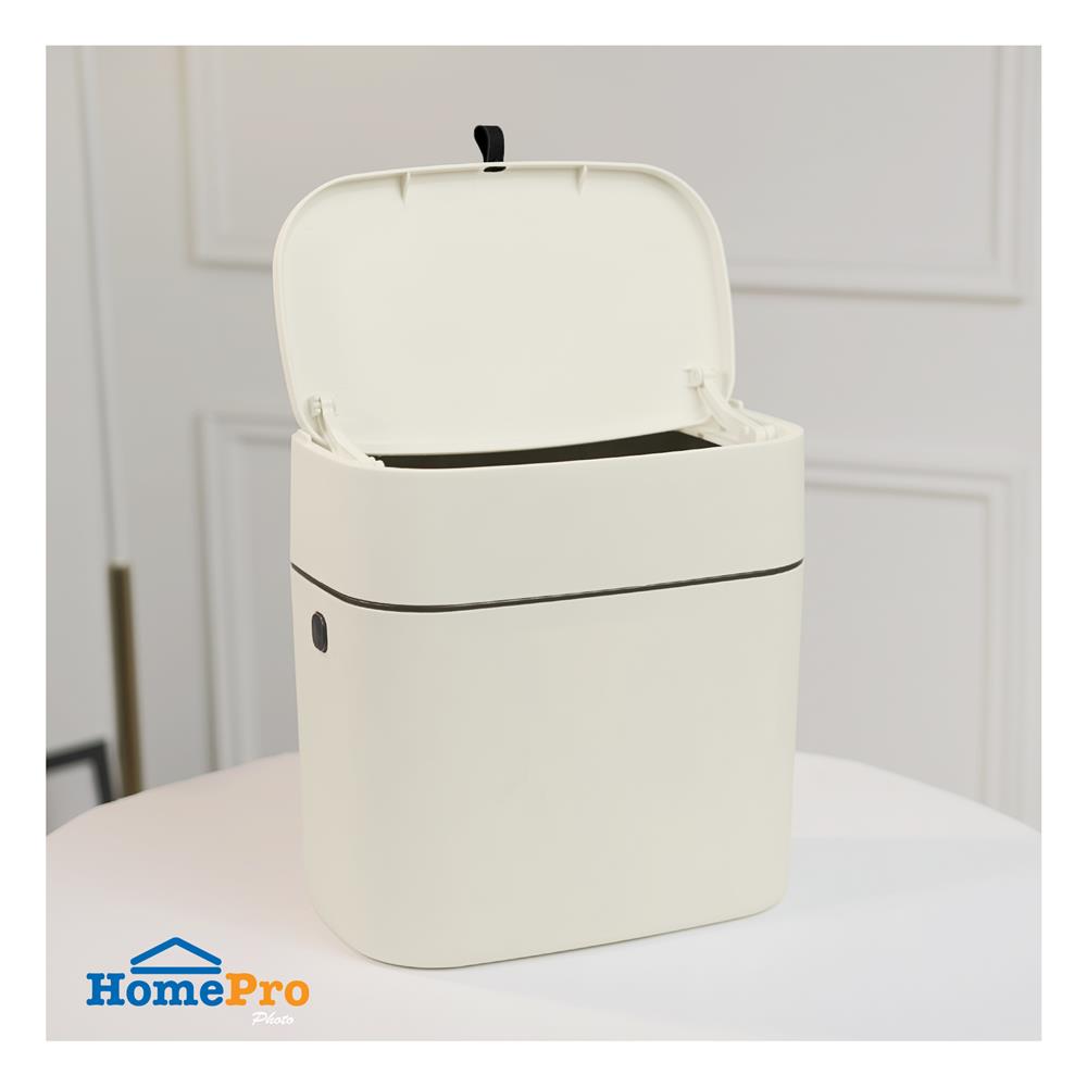 ถังขยะพร้อมที่แขวน ACCO NEAT 8 ลิตร สีครีม