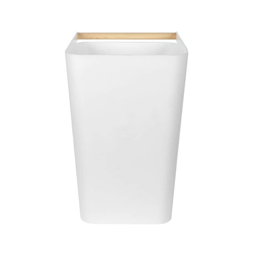 ถังขยะเหลี่ยมมีด้าม ACCO MIU 10 ลิตร สีขาว