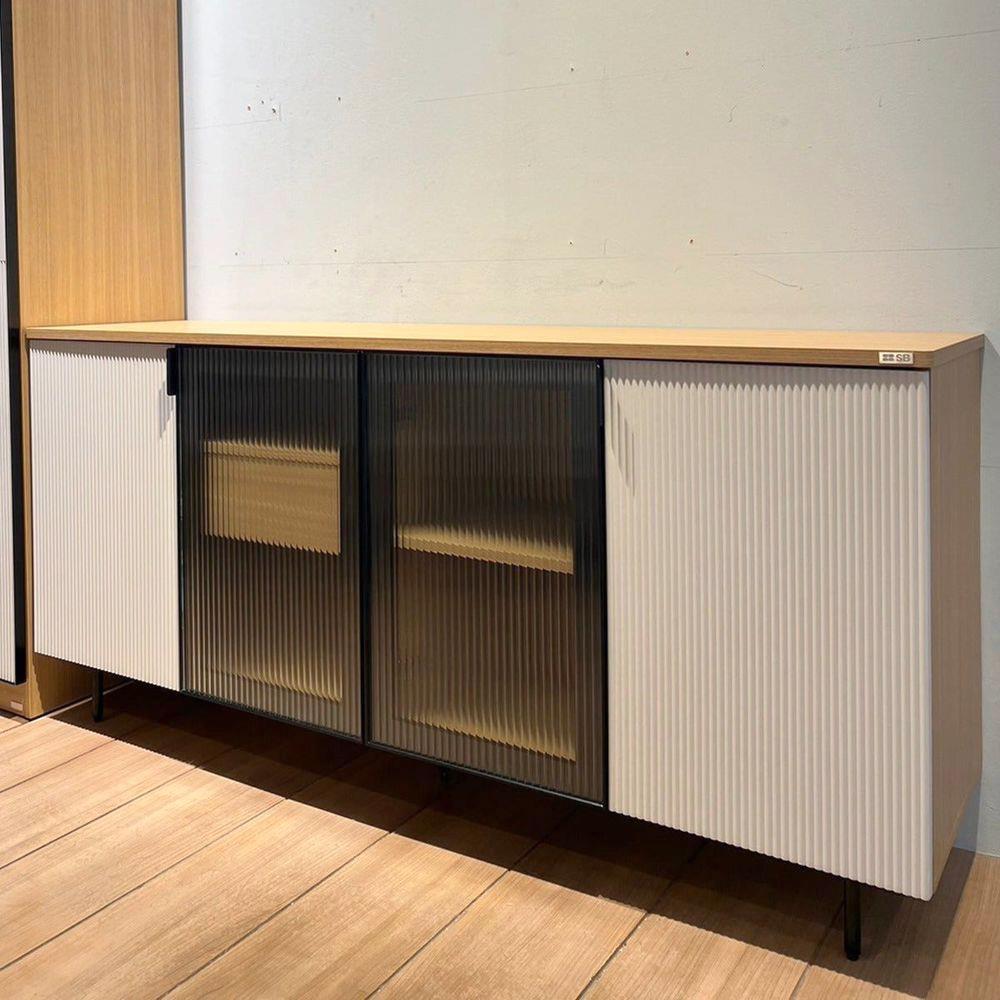 ตู้วางทีวี SB FURNITURE WHIZ 19228163 158.4 ซม. สีเทาอ่อน