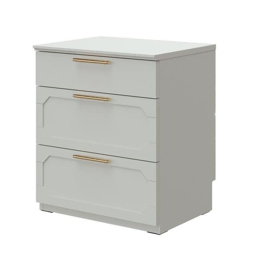 ตู้ข้างเตียง SB FURNITURE QUINN 19228841 50 ซม. สีเทาอ่อน