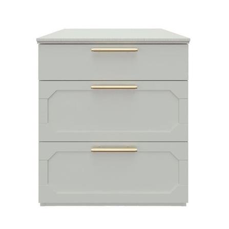 ตู้ข้างเตียง SB FURNITURE QUINN 19228841 50 ซม. สีเทาอ่อน