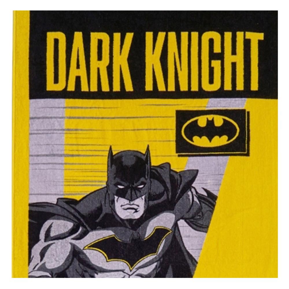 ผ้าขนหนู SATIN PLUS BATMAN 30X60 นิ้ว สีเหลือง