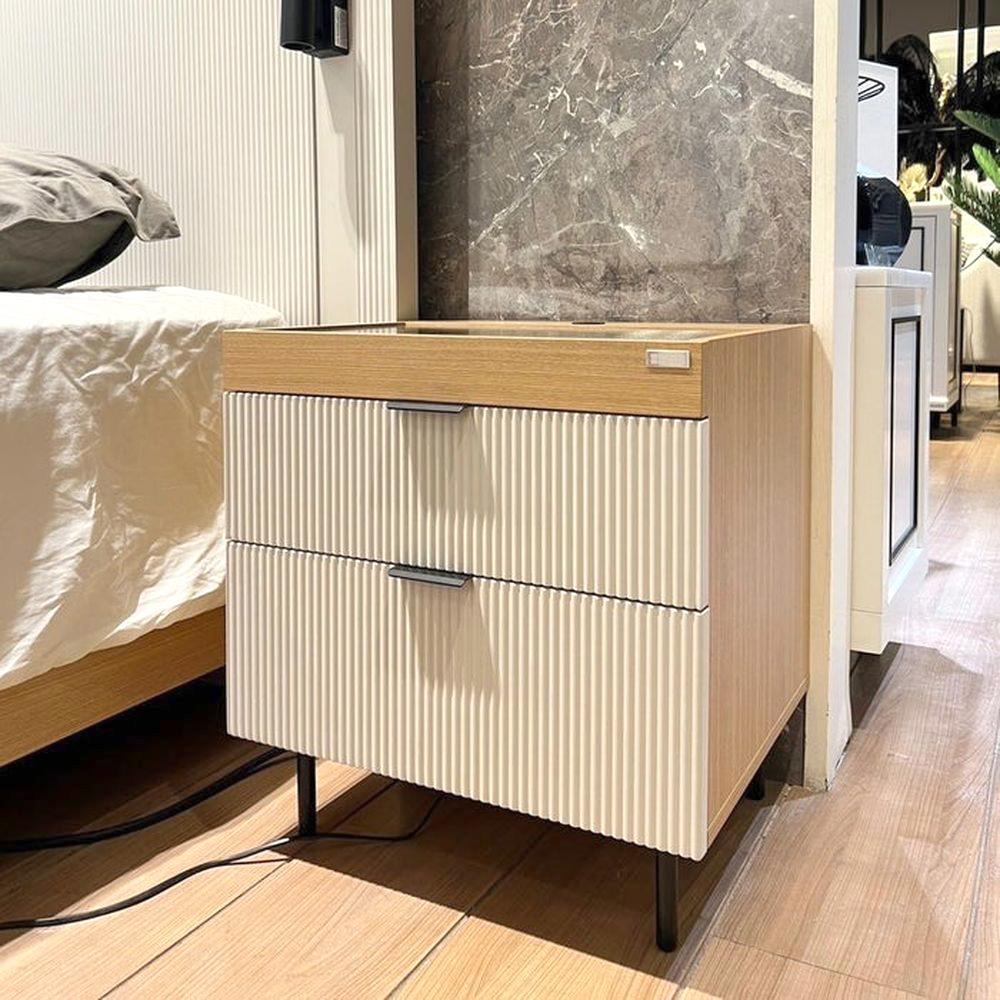 ตู้ข้างเตียง SB FURNITURE 19228161 WHIZ 50 ซม. สีเทาอ่อน