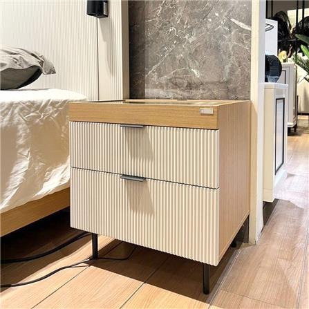 ตู้ข้างเตียง SB FURNITURE 19228161 WHIZ 50 ซม. สีเทาอ่อน_6