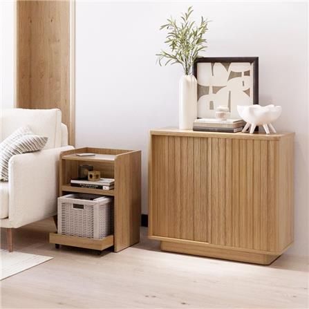 ตู้เตี้ย SB FURNITURE VALLEY 19230520 80 ซม. สีไม้อ่อน_2