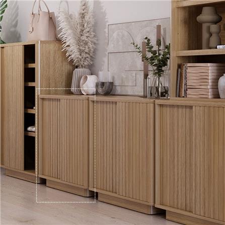 ตู้เตี้ย SB FURNITURE VALLEY 19230520 80 ซม. สีไม้อ่อน_5