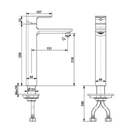 ก๊อกอ่างล้างหน้าผสม AMERICAN STANDARD A-1302-110B-GL_1