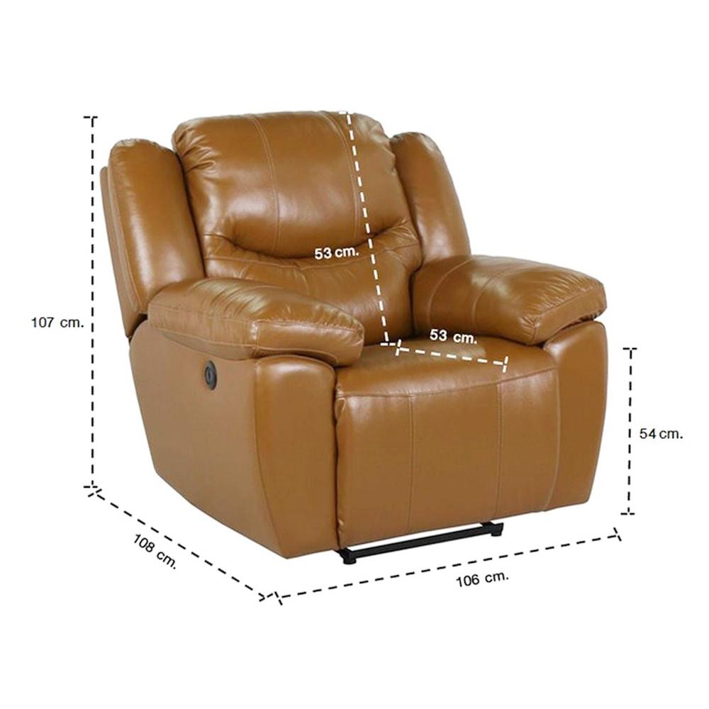 RECLINER SB FURNITURE MIKA 19203262 สีน้ำตาล