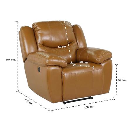 RECLINER SB FURNITURE MIKA 19203262 สีน้ำตาล_7