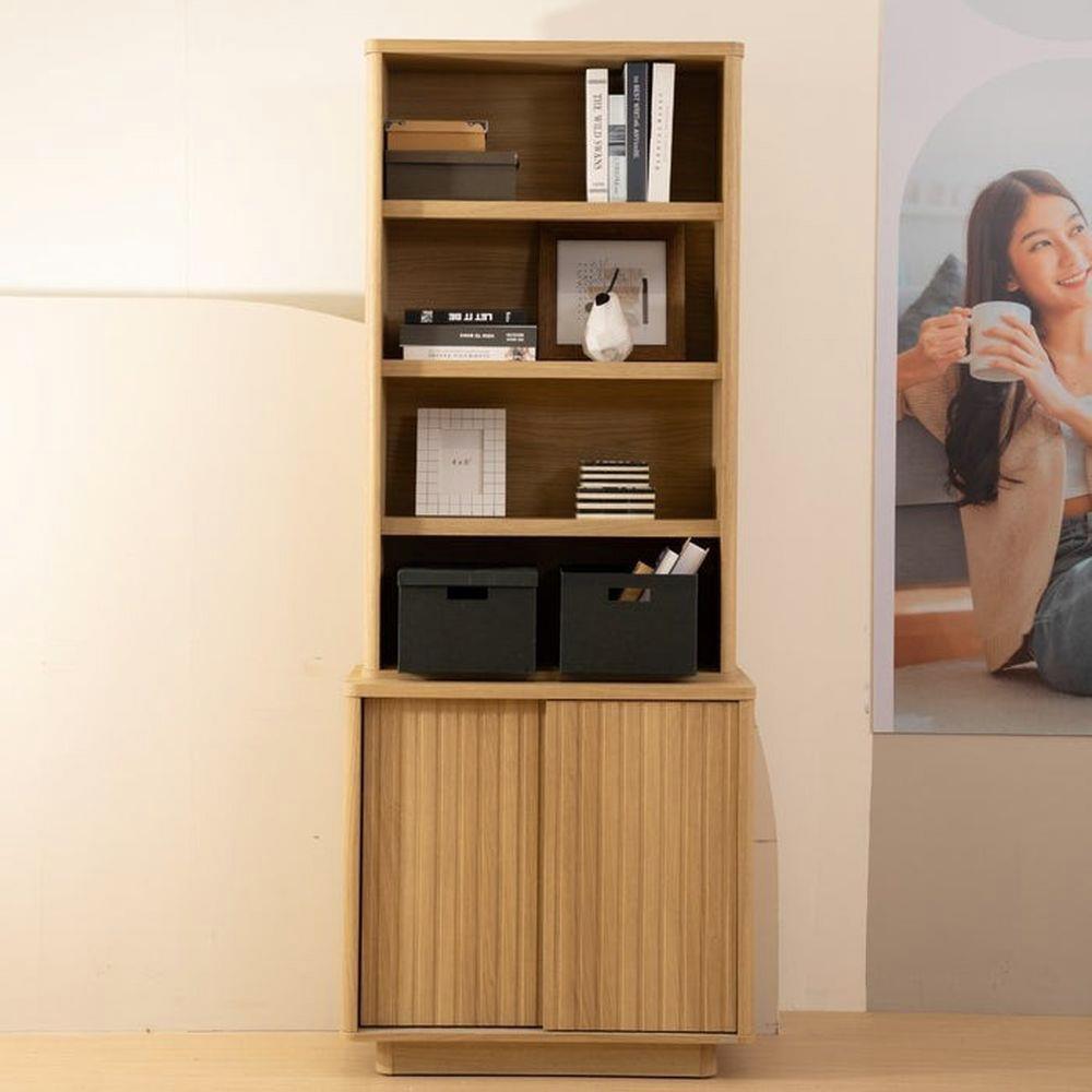 ตู้สูง SB FURNITURE VALLEY 19230521 80 ซม. สีไม้อ่อน