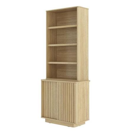 ตู้สูง SB FURNITURE VALLEY 19230521 80 ซม. สีไม้อ่อน