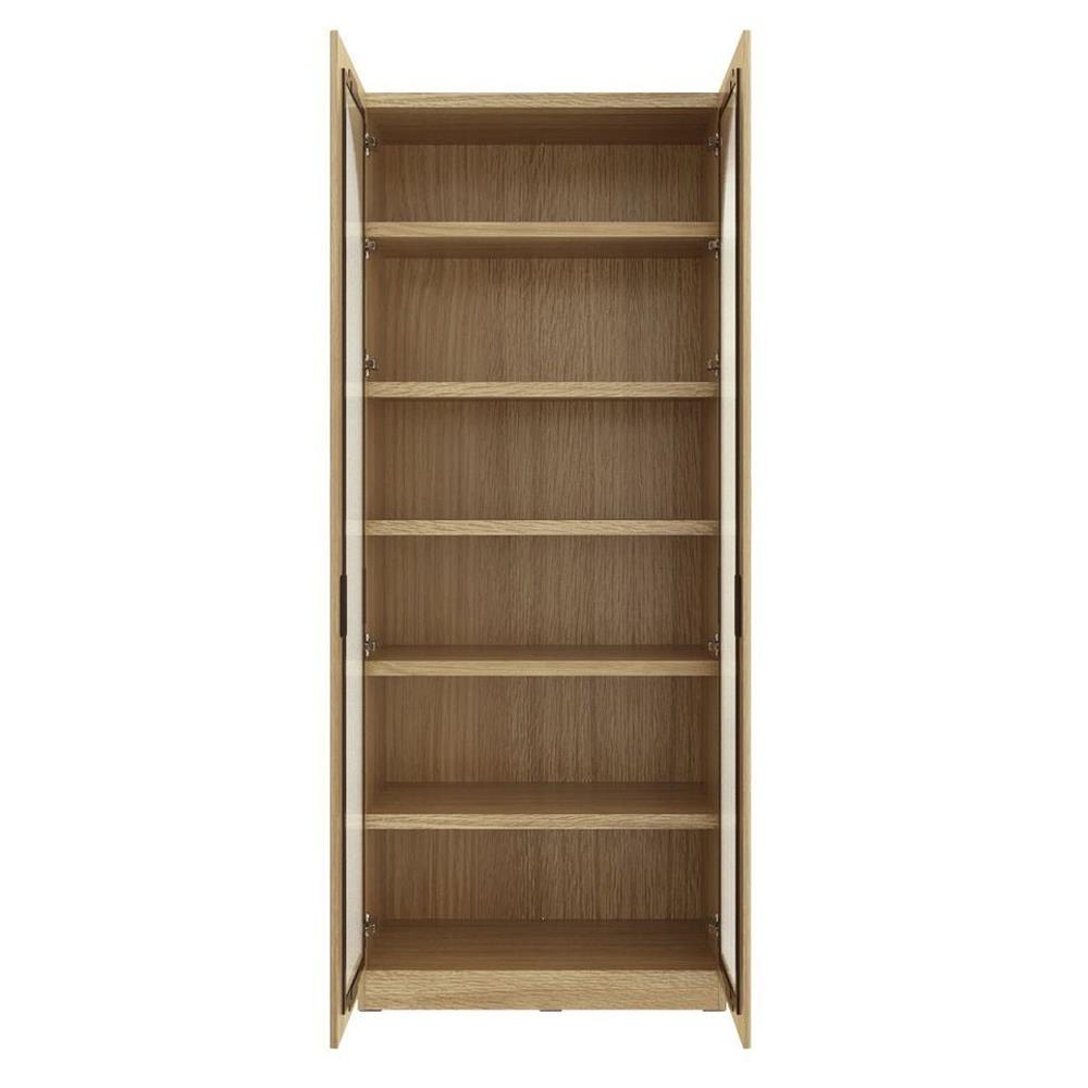 ตู้โชว์ 2 บานเปิด SB FURNITURE VALLEY 19230524 80 ซม. สีไม้อ่อน