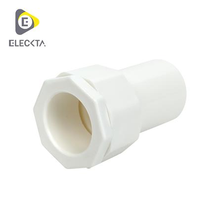 ข้อต่อเข้ากล่อง ELECKTA 20 มม. สีขาว แพ็ก 4 ชิ้น_0