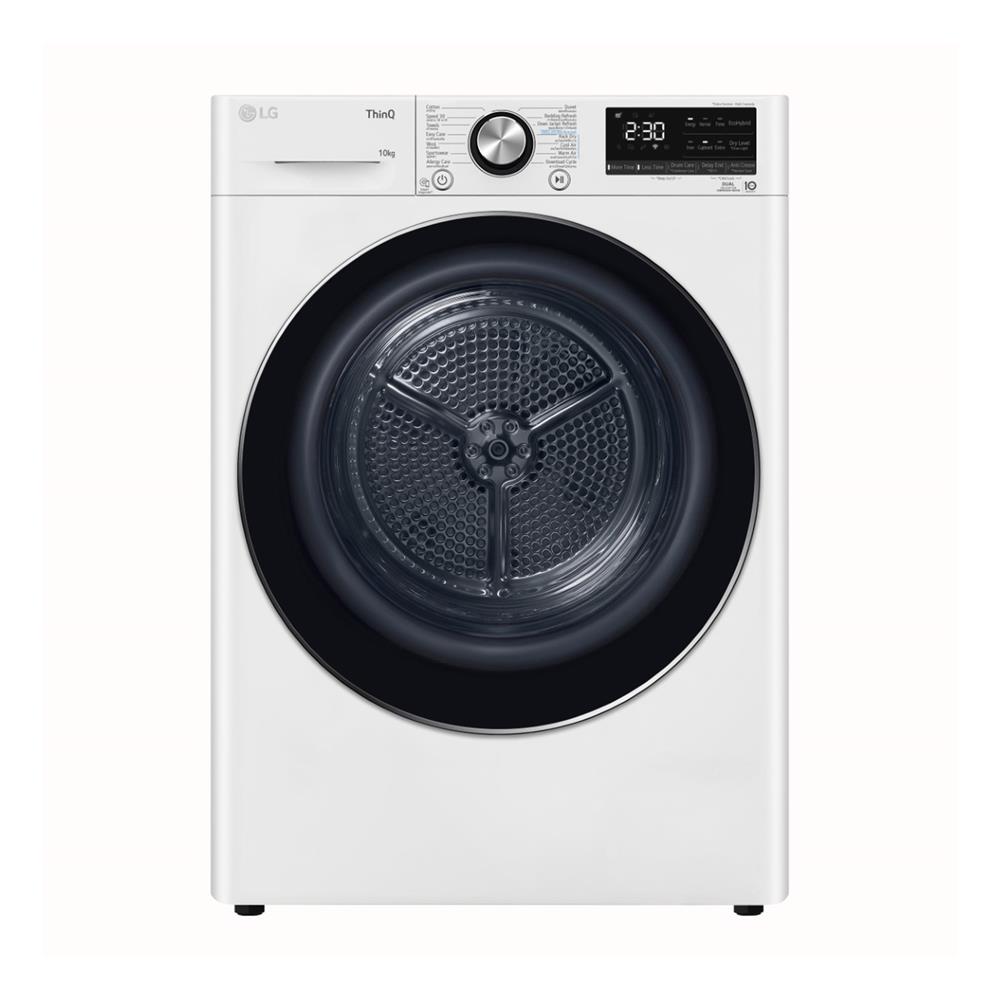 เครื่องอบผ้าฝาหน้า LG RV10VHP3W1 10 กก. HEAT PUMP สีขาว