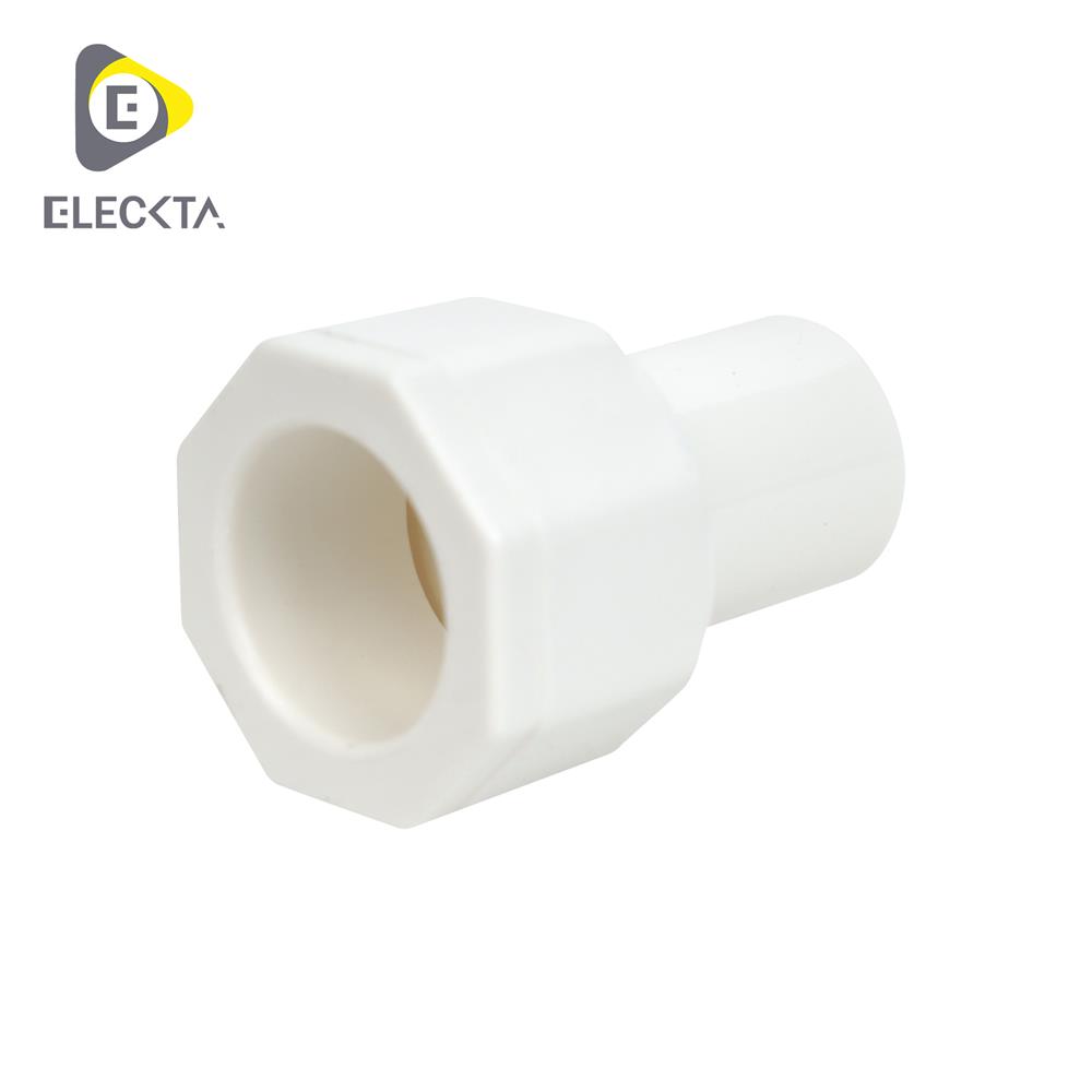 ข้อต่อเข้ากล่อง ELECKTA 16 มม. สีขาว แพ็ก 4 ชิ้น
