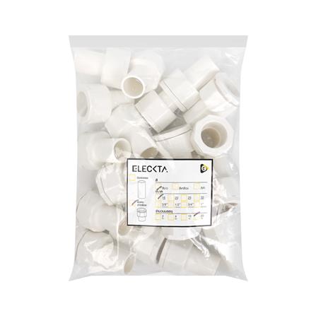 ข้อต่อเข้ากล่อง ELECKTA 16 มม. สีขาว แพ็ก 20 ชิ้น_2