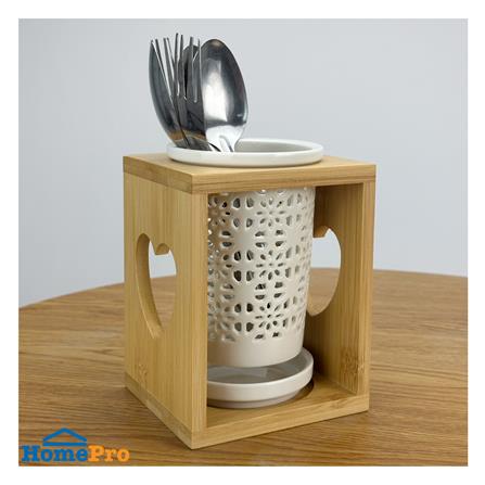 ที่ใส่อุปกรณ์บนโต๊ะอาหาร BAMBOO ลายฉลุ_2