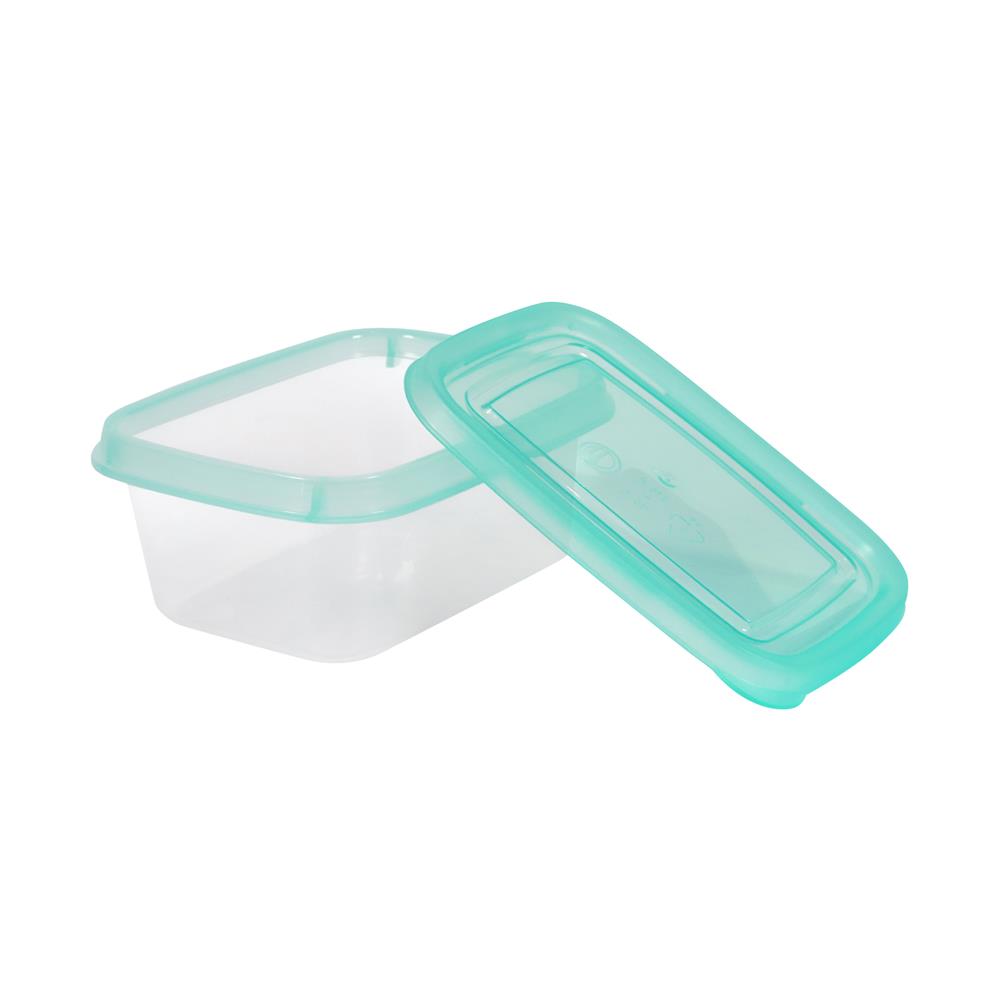 กล่องอาหารเหลี่ยม 0.2 ลิตร KECH NOLA แพ็ก 4 ชิ้น สีเขียว