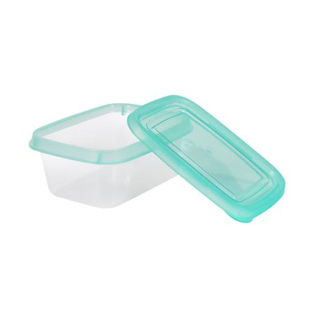 กล่องอาหารเหลี่ยม 0.2 ลิตร KECH NOLA แพ็ก 4 ชิ้น สีเขียว_3