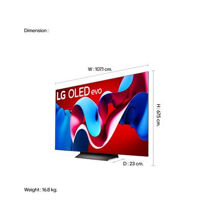 ทีวีโอแอลอีดี 48 นิ้ว LG (4K, OLED, SMART TV) OLED48C4PSA.ATM_6
