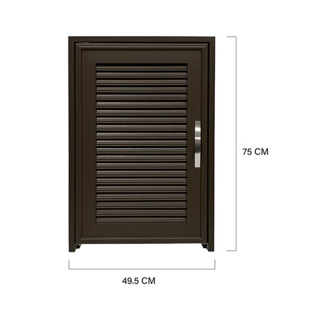 บานถังแก๊ส CABIN BELLA 49.5x75 ซม. สีโอ๊ก_5