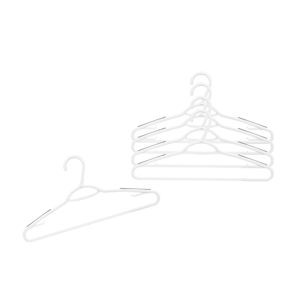 ไม้แขวนเสื้อ PLIM OSSY สีขาว แพ็ก 5 ชิ้น