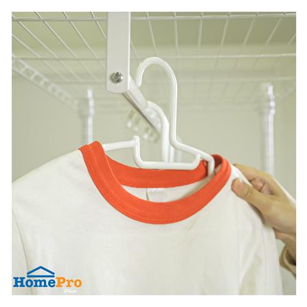 ไม้แขวนเสื้อ PLIM KAREN สีขาว แพ็ก 6 ชิ้น_3