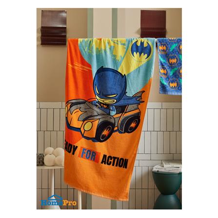 ผ้าขนหนู SATIN PLUS BATMAN 30X60 นิ้ว สีส้ม_2