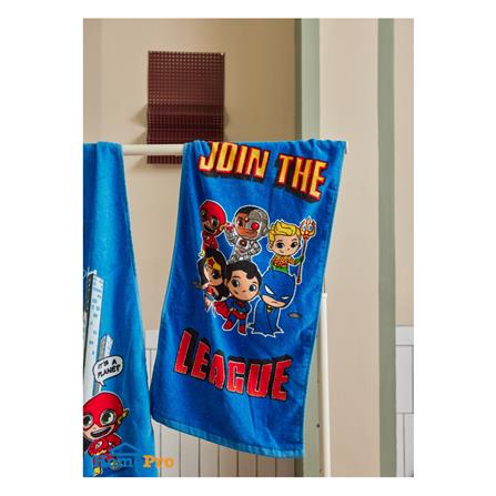 ผ้าขนหนู SATIN PLUS DCSF 15X30 นิ้ว สีฟ้า_2