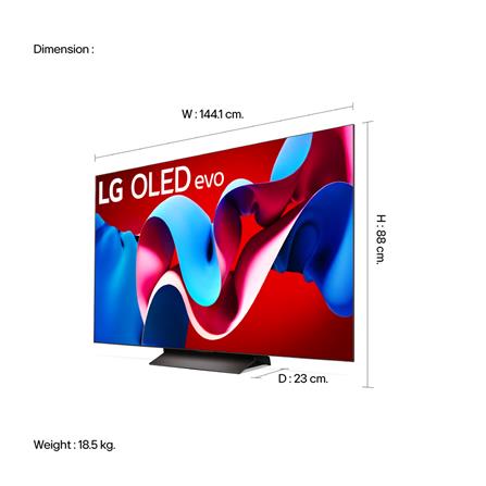 ทีวีโอแอลอีดี 65 นิ้ว LG (4K, OLED, SMART TV) OLED65C4PSA.ATM_6