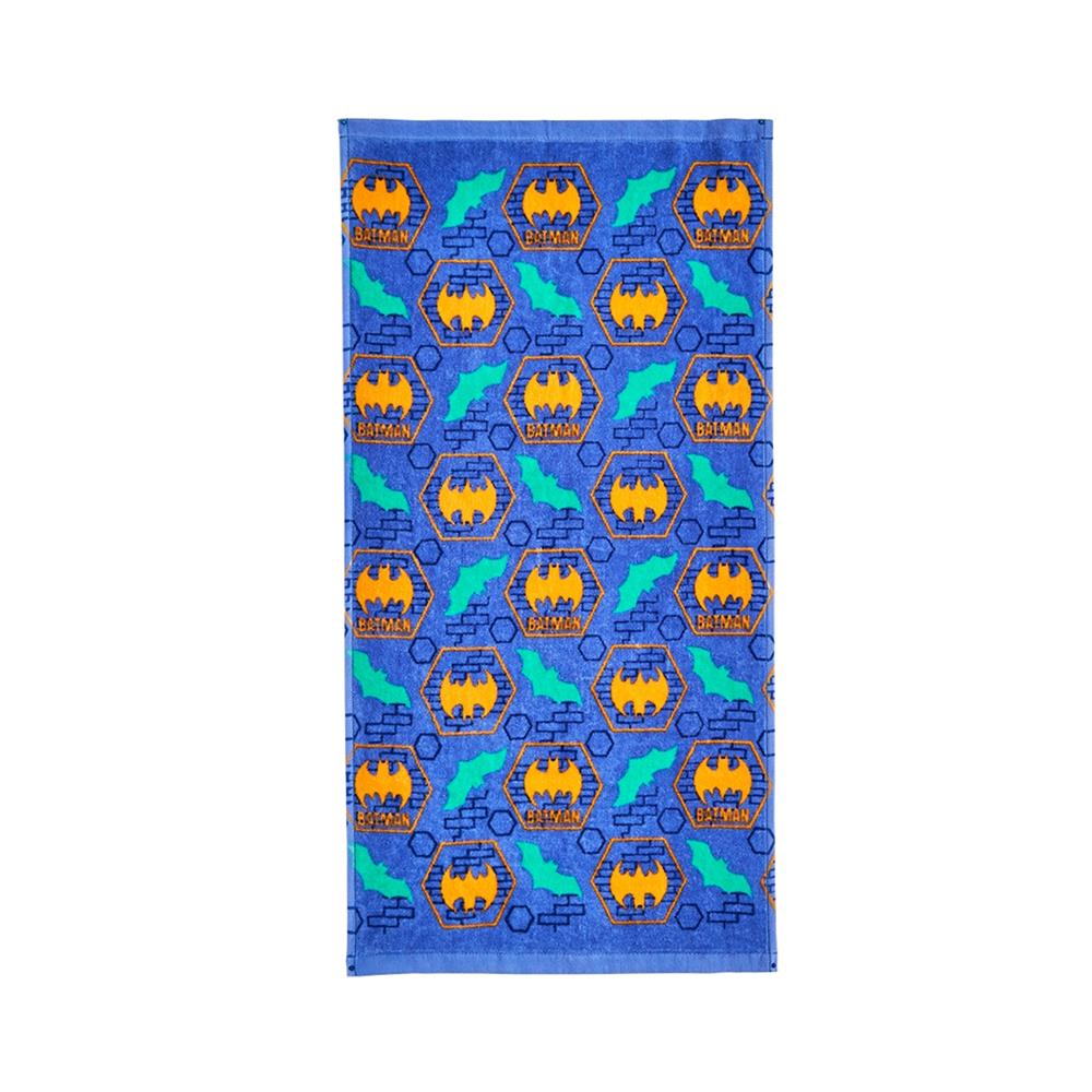 ผ้าขนหนู SATIN PLUS BATMAN 15X30 นิ้ว สีฟ้า